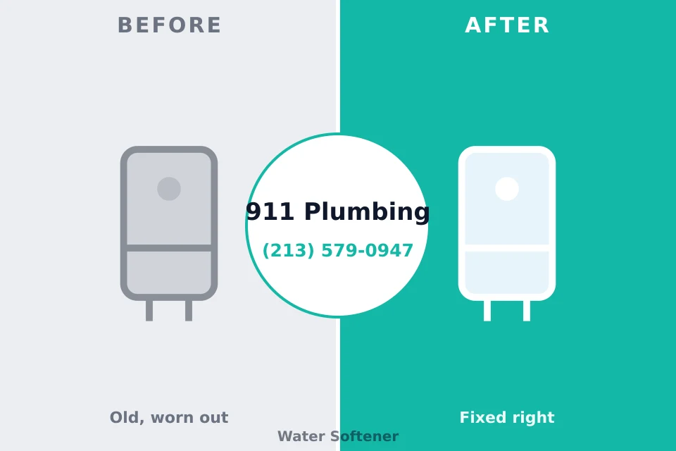 Before and after: plumbing repair Val Verde Park, TX
